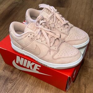 Nike Dunk Low PRM MF - Pink Oxford and White